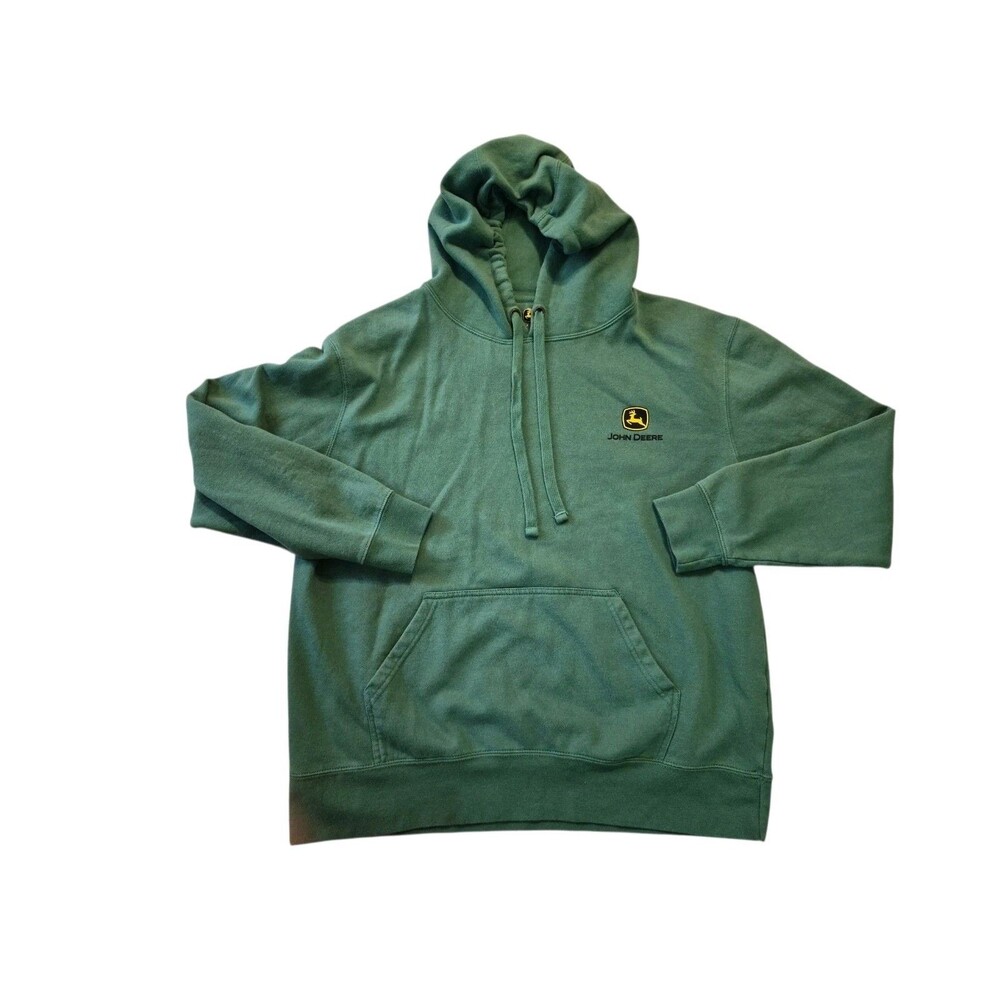 John Deer Tractor Hoodie L Green Ranch Farm Family Heritage - Picture 2 of 7